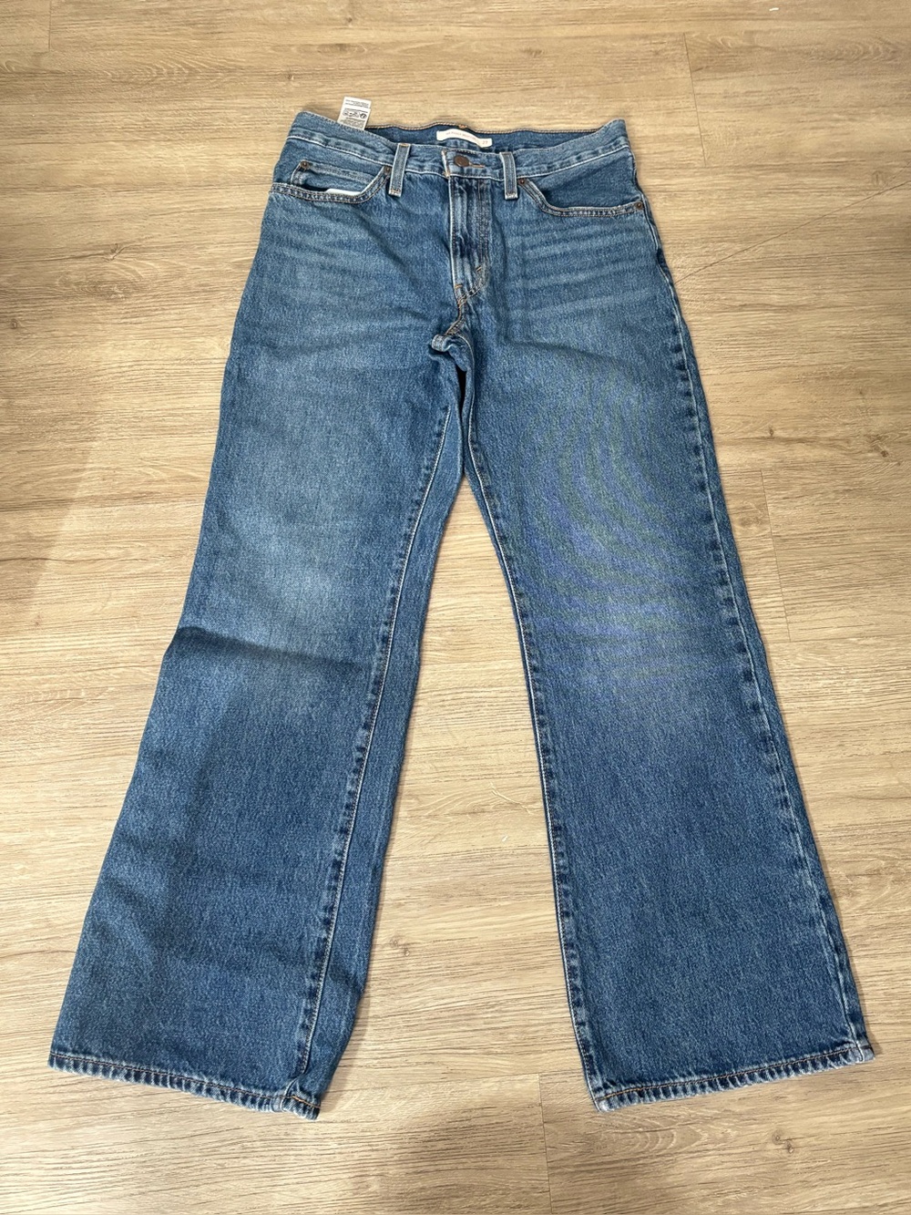 Baggy Bootcut Women’s Jeans in Blue - Size 27